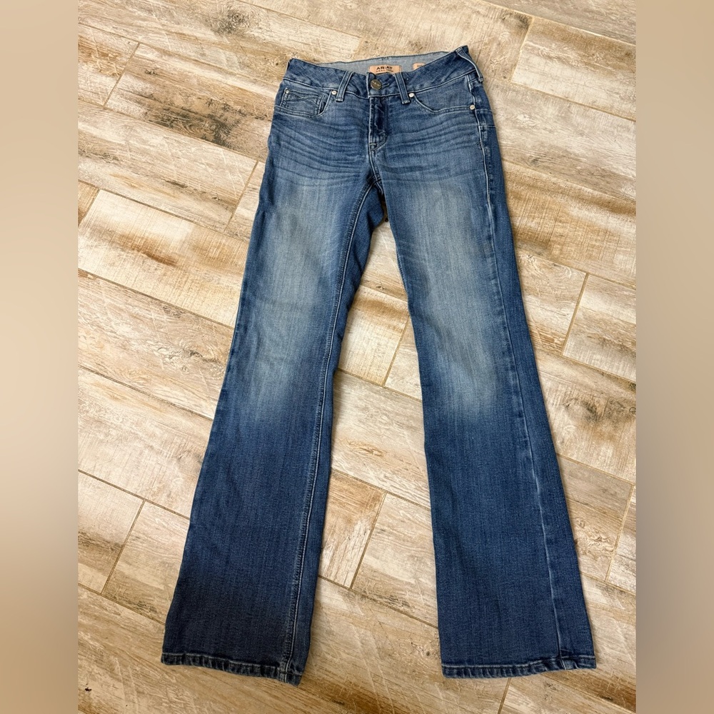 Ariat Real Denim Women's Mid Rise Bootcut Jeans in Classic Blue